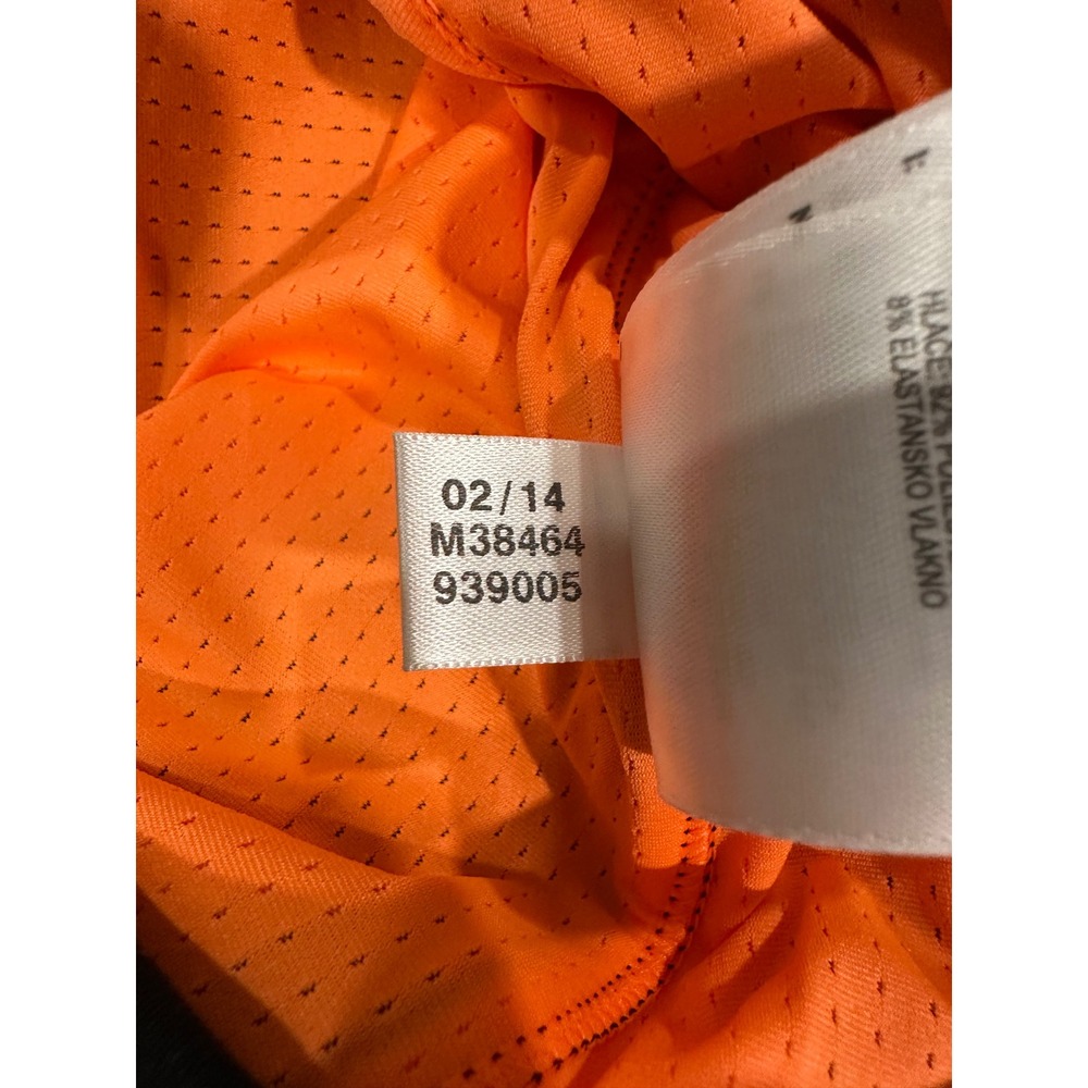 Adidas Skort Women Medium Black Orange Pleated Tennis Performance Activewear NWT - Picture 11 of 11